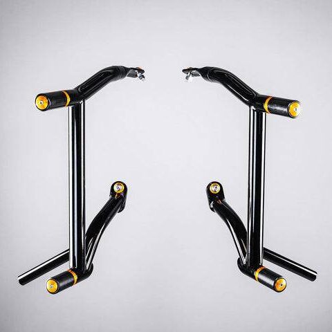 thumbnail image 2 of TCMT 7/8" Saddlebag Guard Crash Bars For Harley Touring Street Glide 2014-2024 (Black) 2 of 6